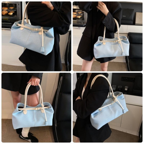 Женская джинсовая сумка 5005 BLUE WHITE