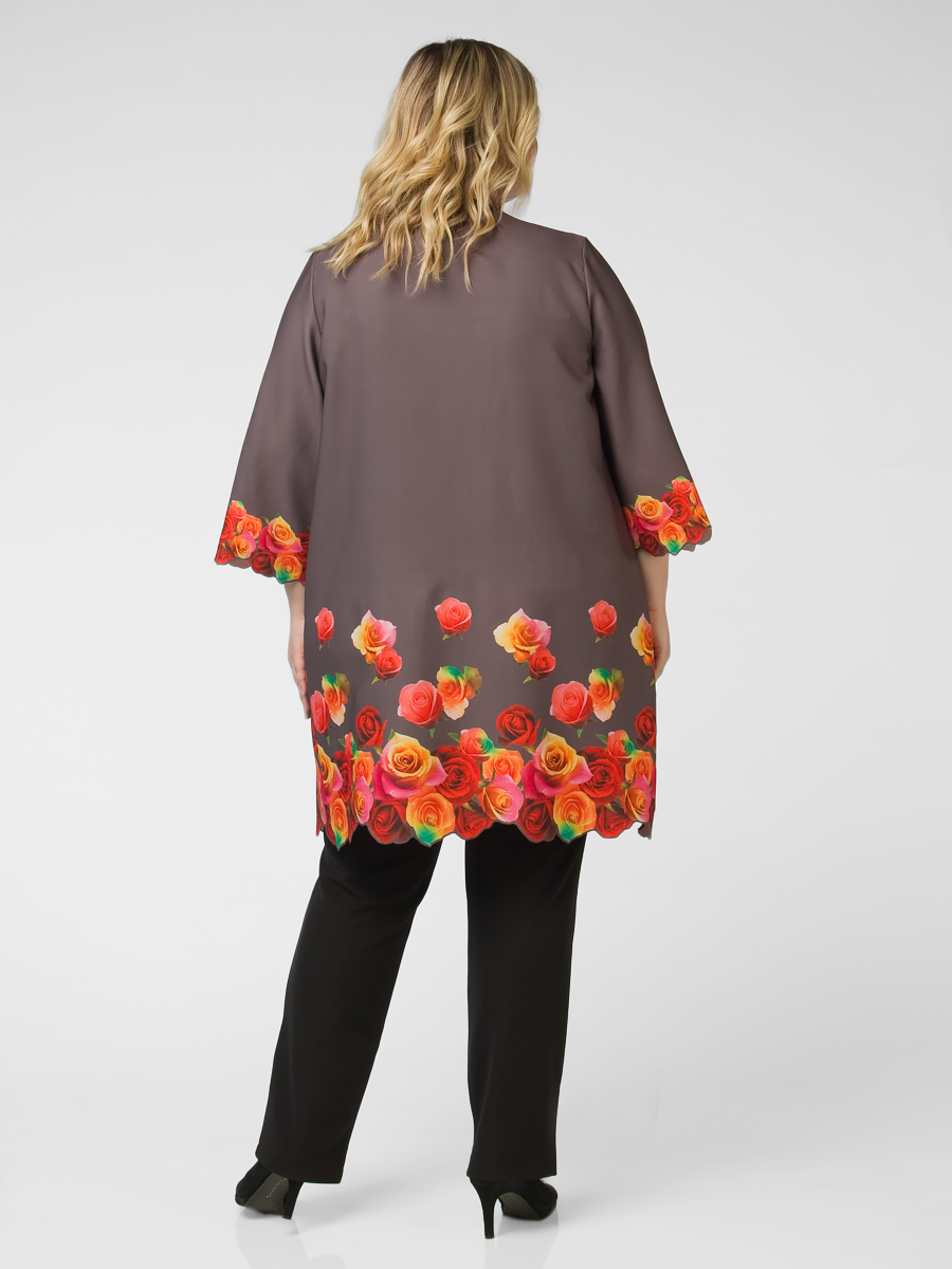 ст. цена1500руб.! Жакет, текстиль, какао