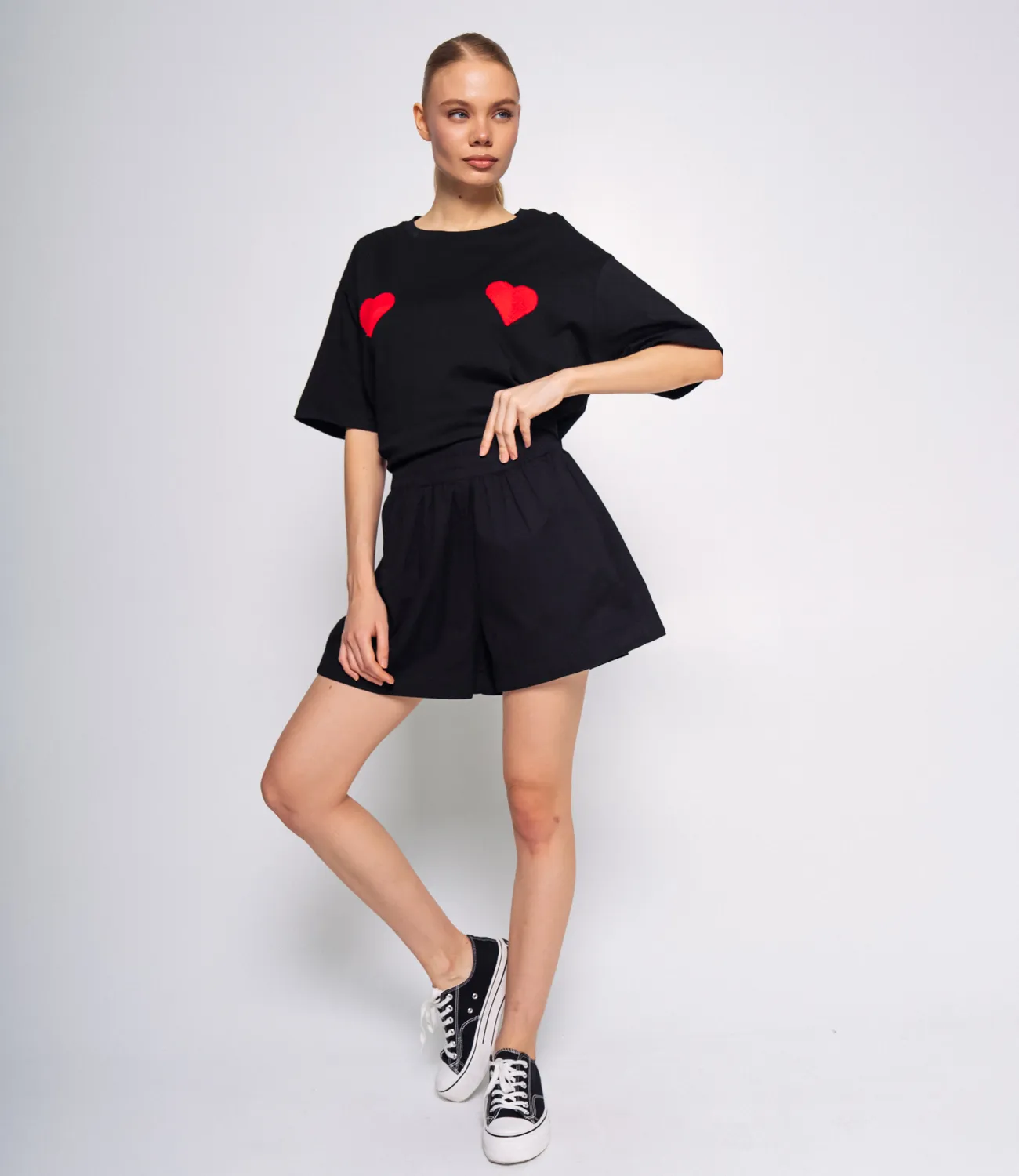 ст. цена950руб.! Шорты #КТ8810 (6), чёрный