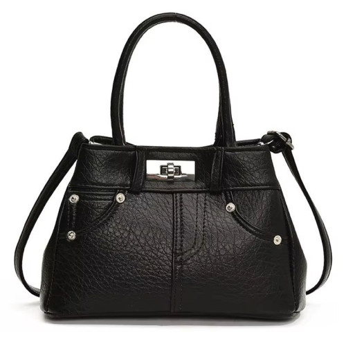 Женская кожаная сумка 2523 BLACK