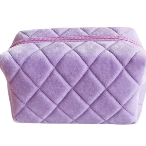 Женская меховая косметичка COS-55 PURPLE