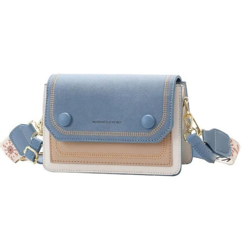 Женская кожаная сумка 16000 BLUE