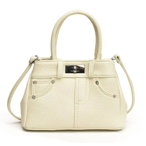 Женская кожаная сумка 2523 IVORY