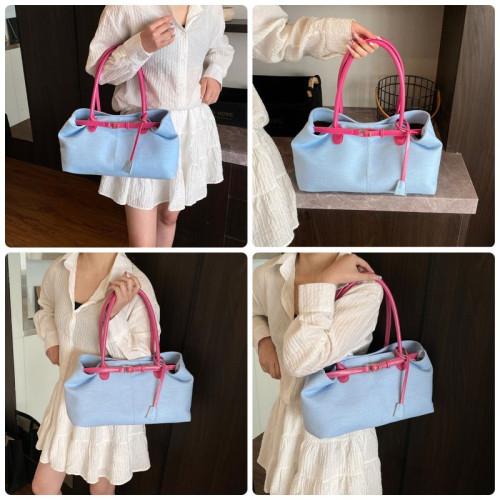 Женская джинсовая сумка 5005 BLUE PINK