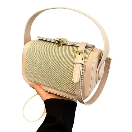Женская кожаная сумка 8609 KHAKI
