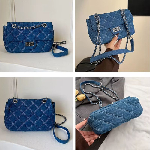 Женская джинсовая сумка XNC 643 D BLUE
