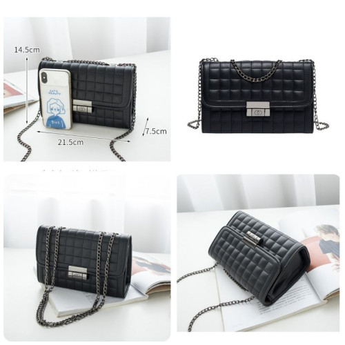 Женская кожаная сумка 1321 BLACK