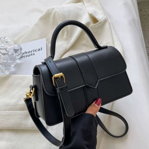 Женская кожаная сумка 8578 BLACK