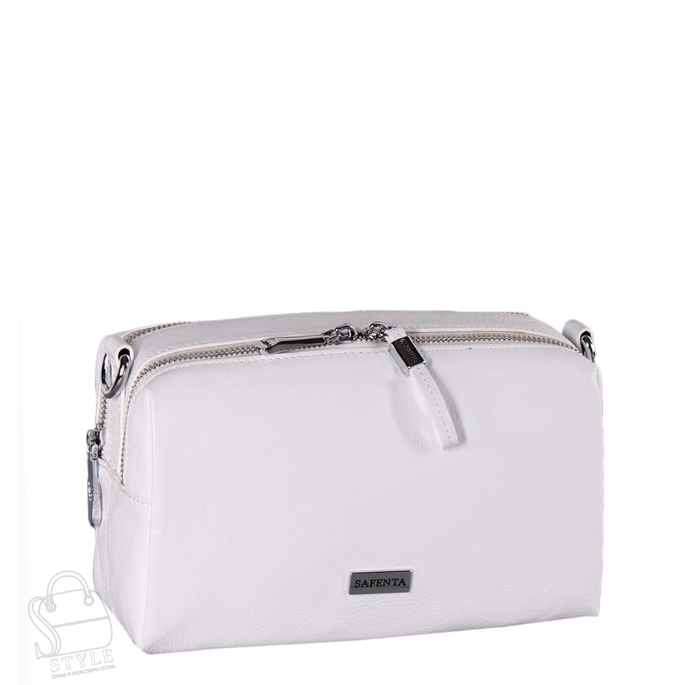 Сумка женская кожаная 99456 white Velina Fabbaino-Safenta/30 в Новосибирске