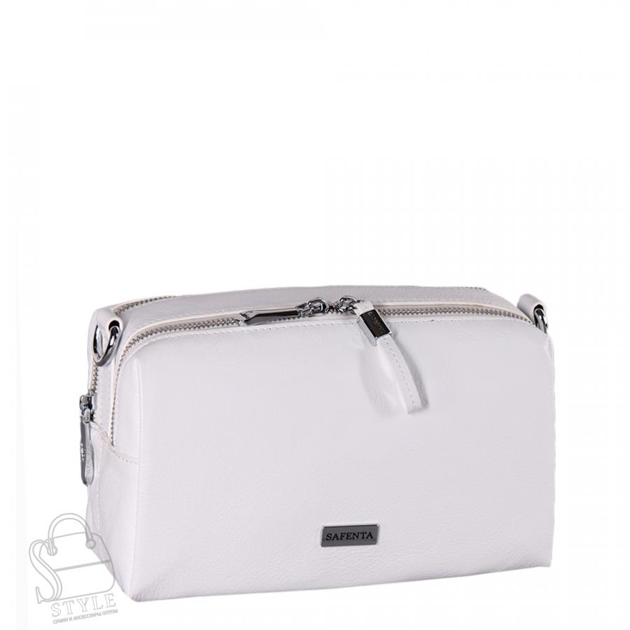 Сумка женская кожаная 99456 white Velina Fabbaino-Safenta/30 в Новосибирске