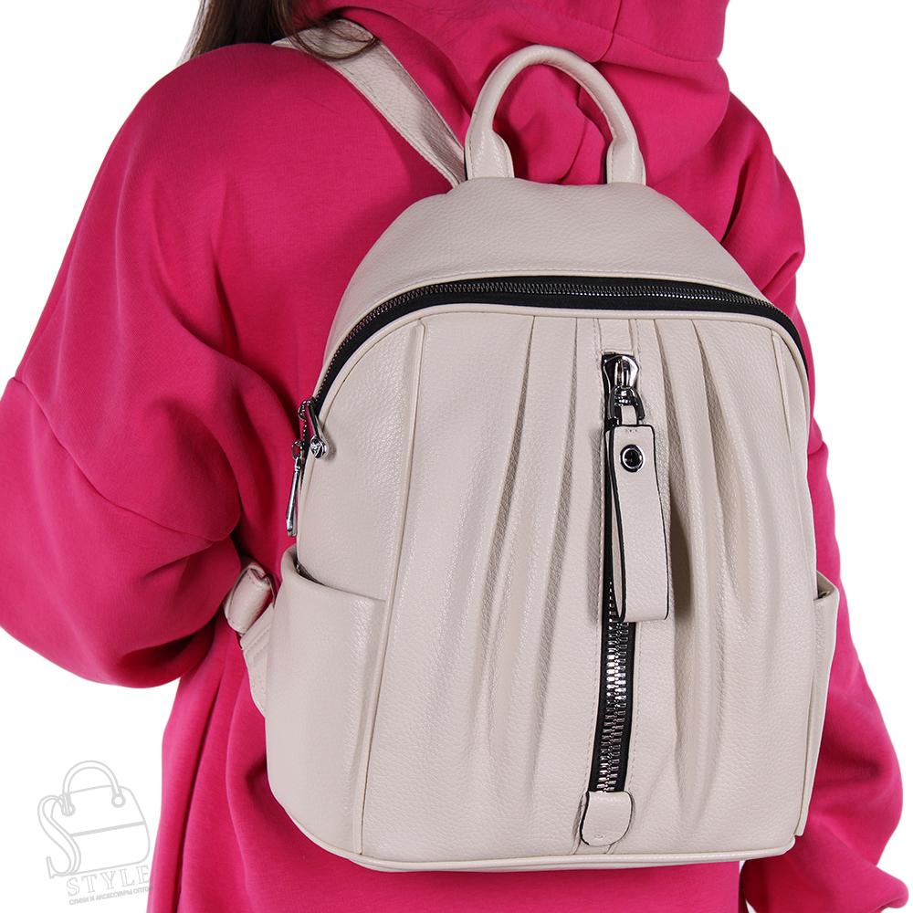 Рюкзак женский 69122-5 beige Velina Fabbiano-Safenta/30 в Новосибирске