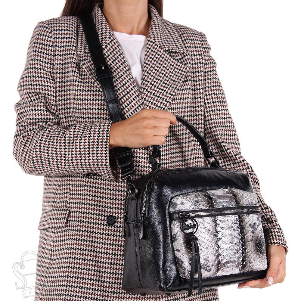 Сумка женская 593473 black Velina Fabbiano-Safenta/30 в Новосибирске