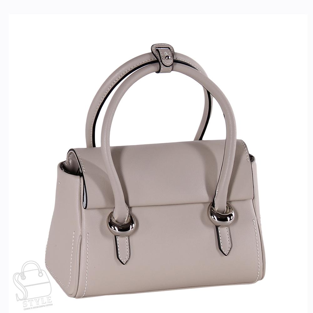 Сумка женская кожаная 23041185VG l.gray Vitelli Grassi/30 в Новосибирске