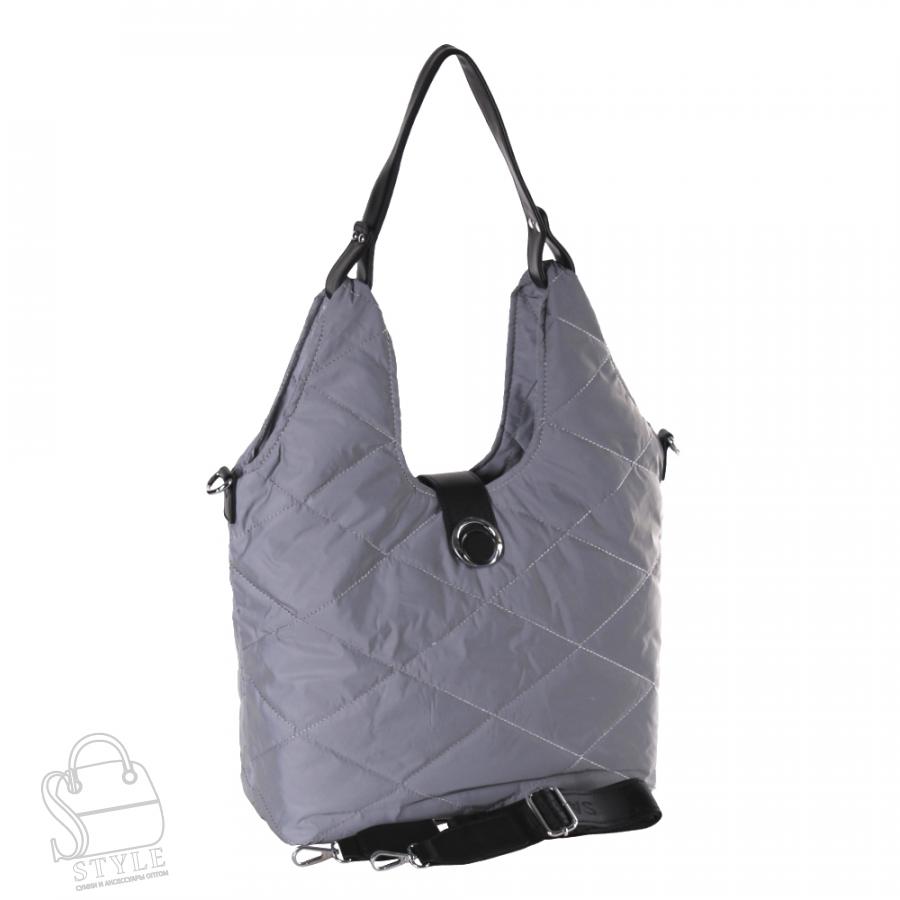 Сумка женская 58136 silver gray Velina Fabbiano-Safenta/30