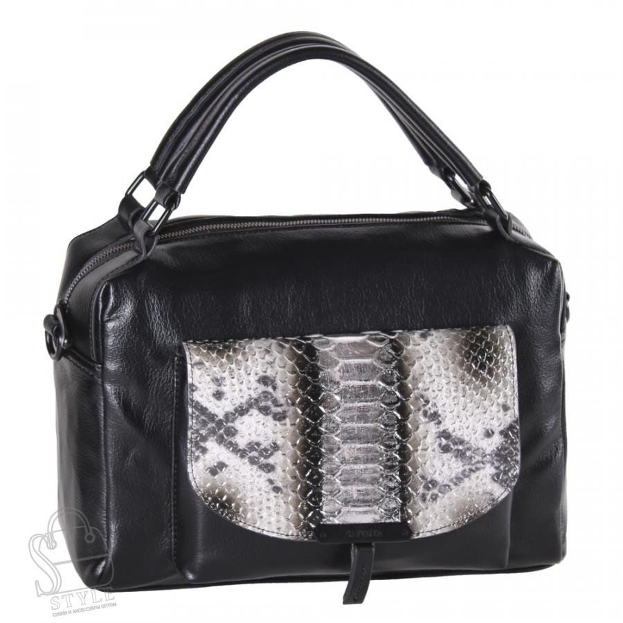 Сумка женская 575783 black Velina Fabbiano-Safenta/30 в Новосибирске