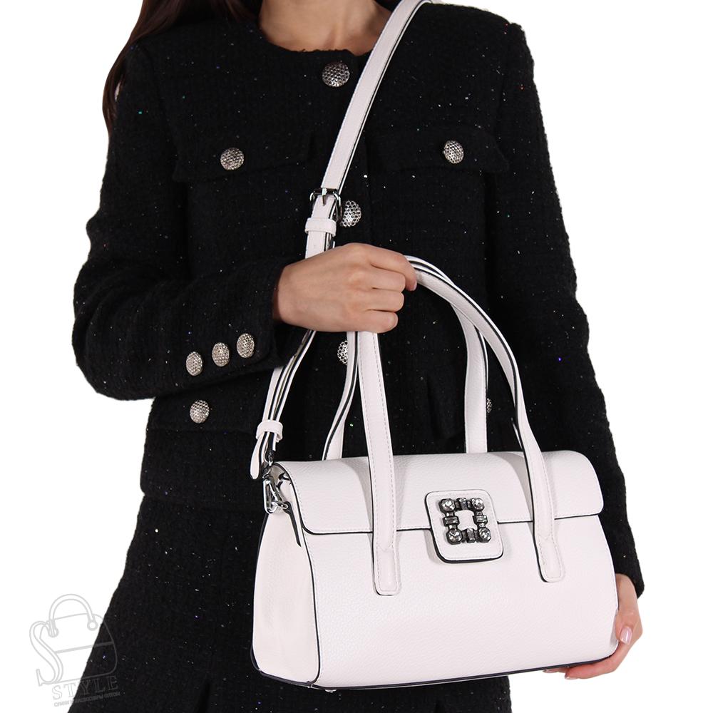 Сумка женская 593374 white Velina Fabbiano-Safenta/30 в Новосибирске