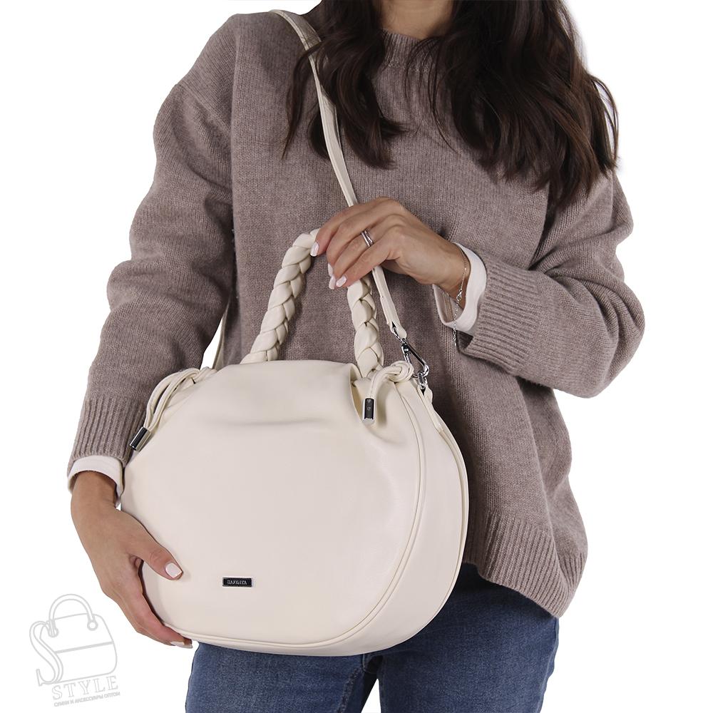Сумка женская 593392 beige Velina Fabbiano-Safenta/50