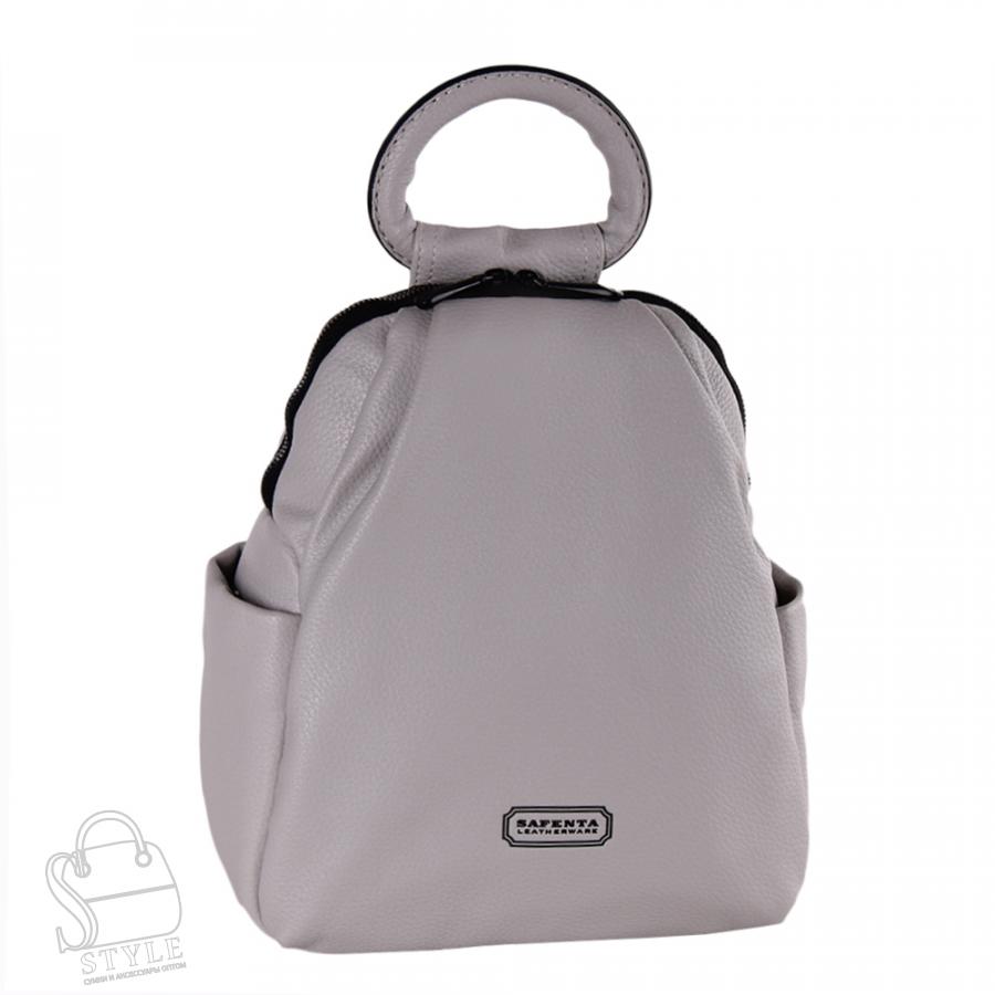 Рюкзак женский 670102 gray Velina Fabbiano-Safenta/30 в Новосибирске