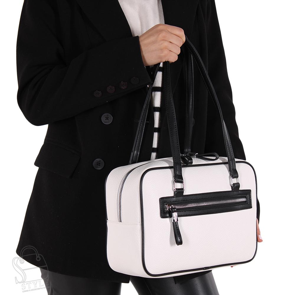 Сумка женская 593375 white Velina Fabbiano-Safenta/30 в Новосибирске
