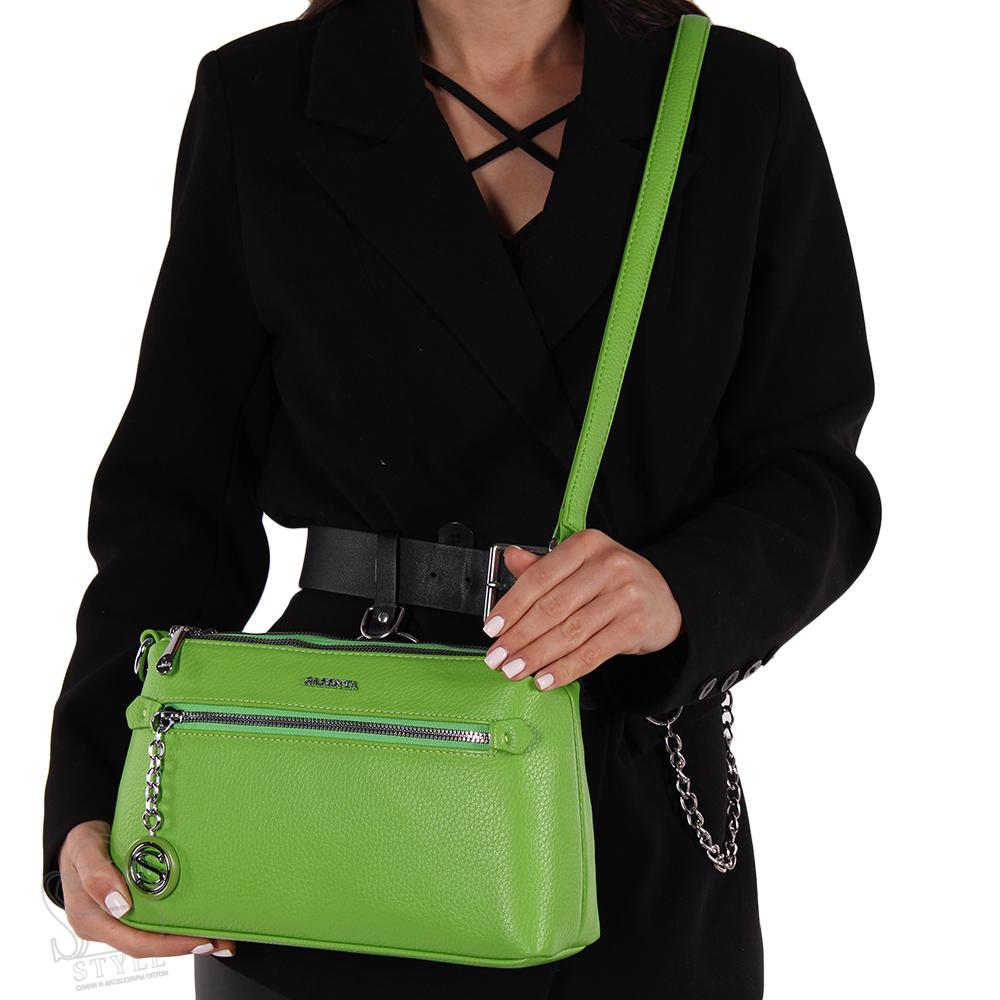 Сумка женская 29040-9 green Velina Fabbiano-Safenta/30 в Новосибирске