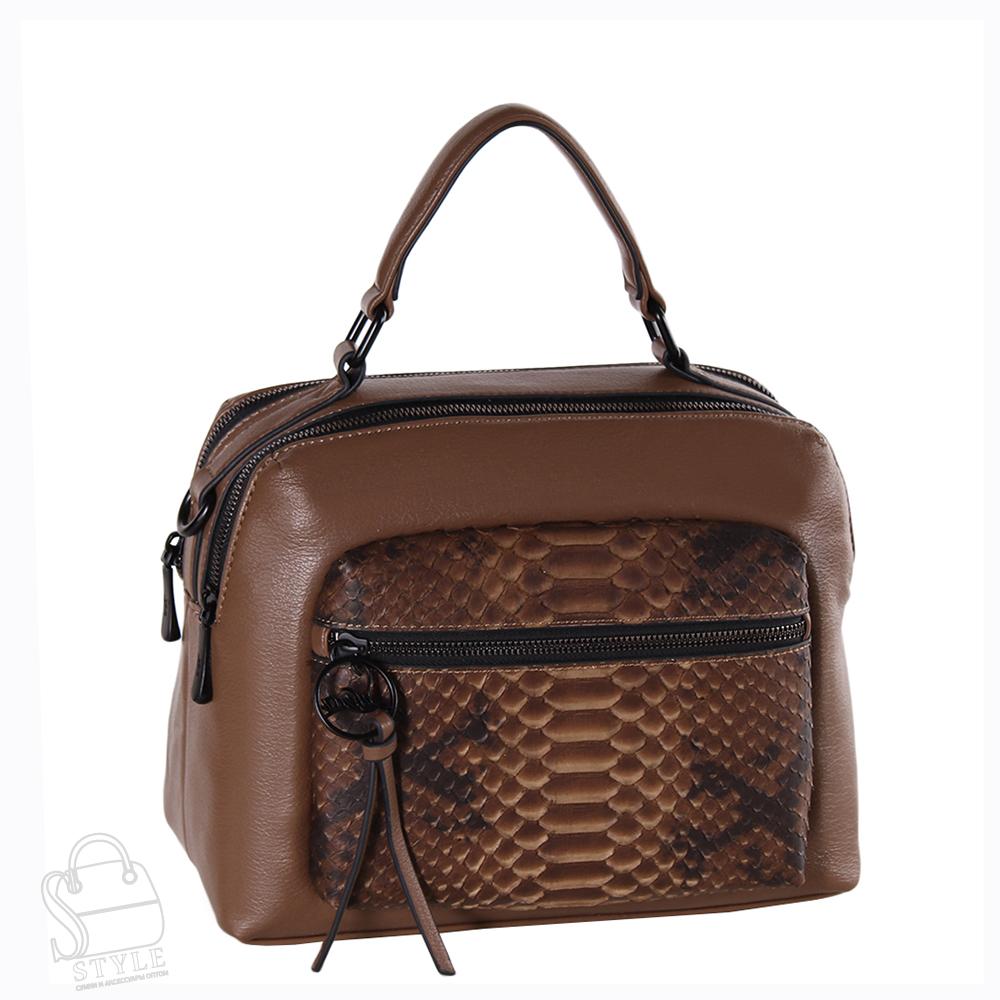 Сумка женская 593473 brown Velina Fabbiano-Safenta/30