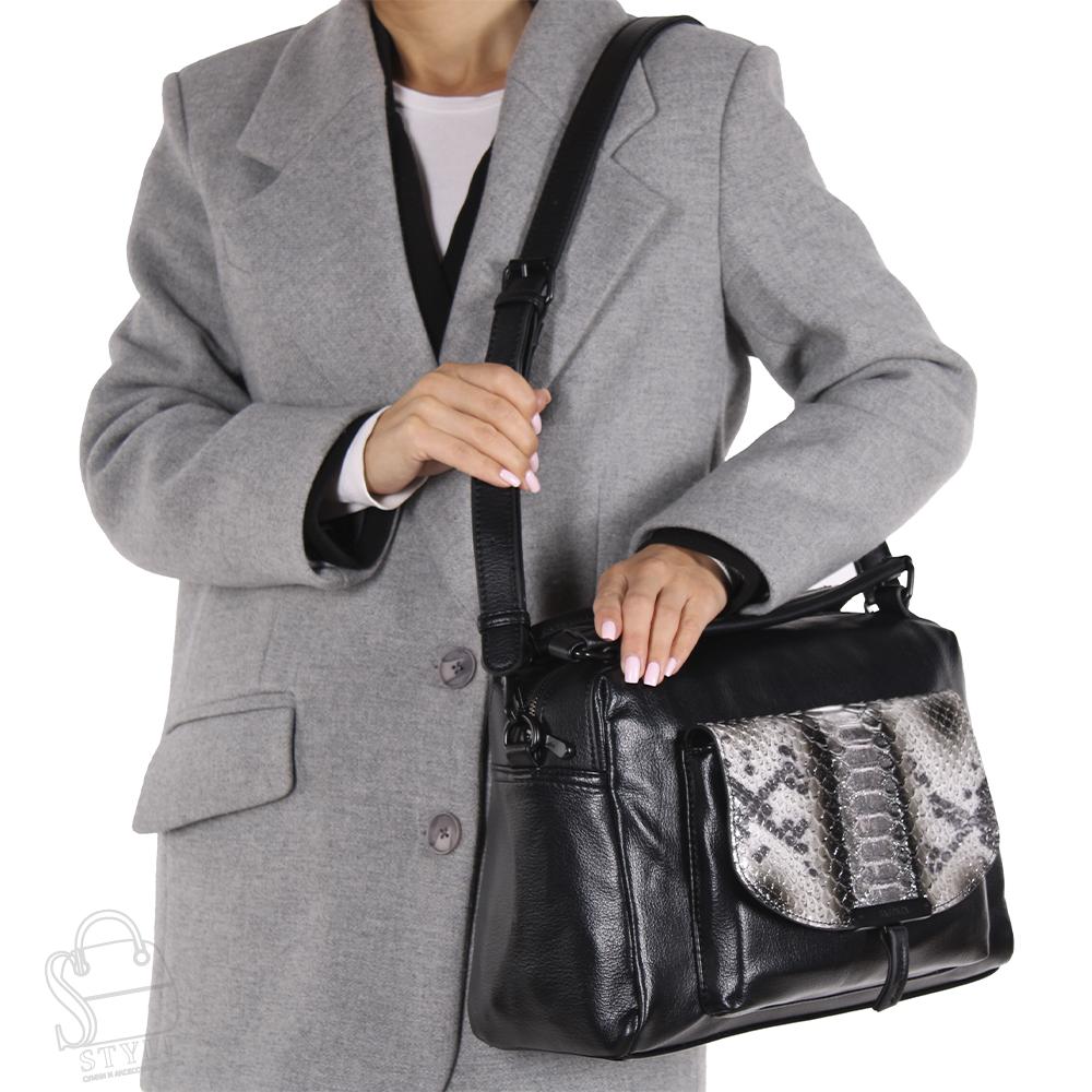 Сумка женская 575783 black Velina Fabbiano-Safenta/30 в Новосибирске