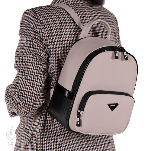 Рюкзак женский 9074CD beige Alex&Mia/30 в Новосибирске