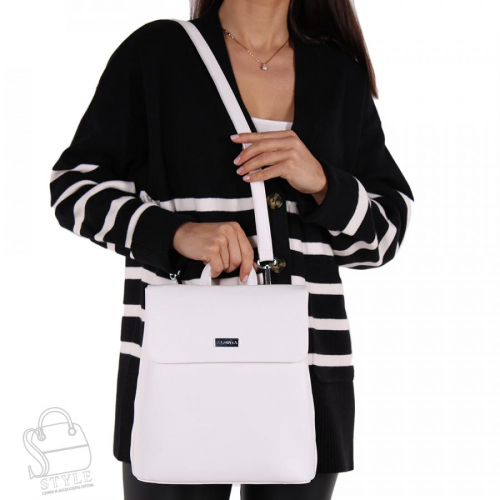 Рюкзак женский 69134 white Velina Fabbiano-Safenta/30  в Новосибирске