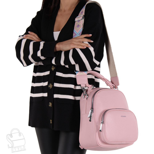 Рюкзак женский 670070-1 pink Velina fabbaino-Safenta/30