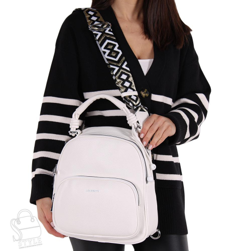 Рюкзак женский 670070-1 white  Velina Fabbiano-Safenta/30
