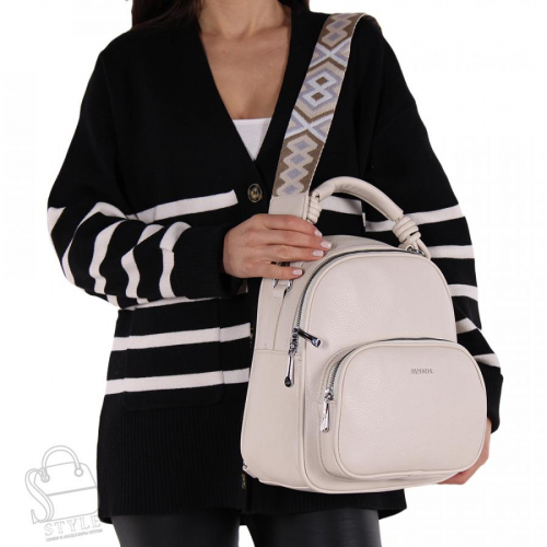 Рюкзак женский 670070-1 beige Velina Fabbaino-Safenta/30 в Новосибирске