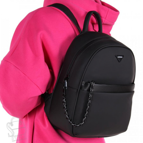 Рюкзак женский 8878CD black Alex&Mia/30  в Новосибирске