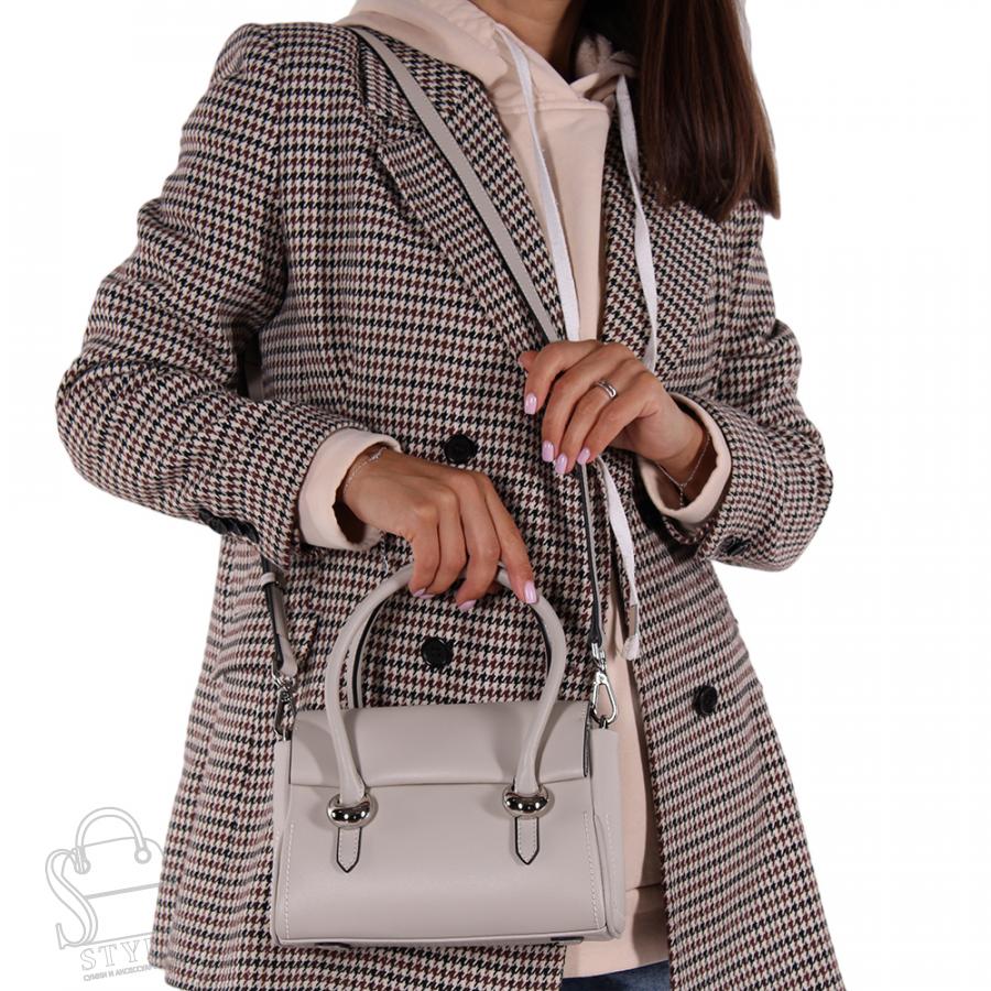 Сумка женская кожаная 23041185VG l.gray Vitelli Grassi/30 в Новосибирске