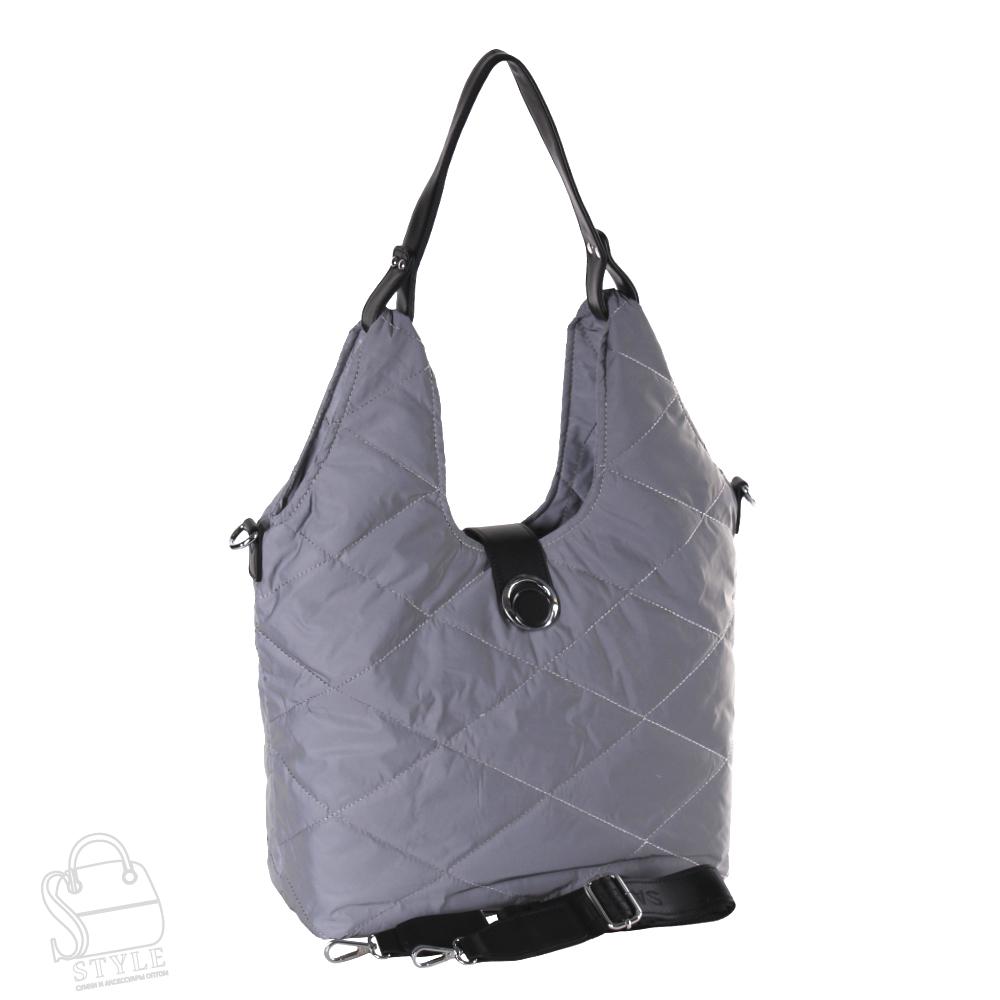 Сумка женская 58136 silver gray Velina Fabbiano-Safenta/30