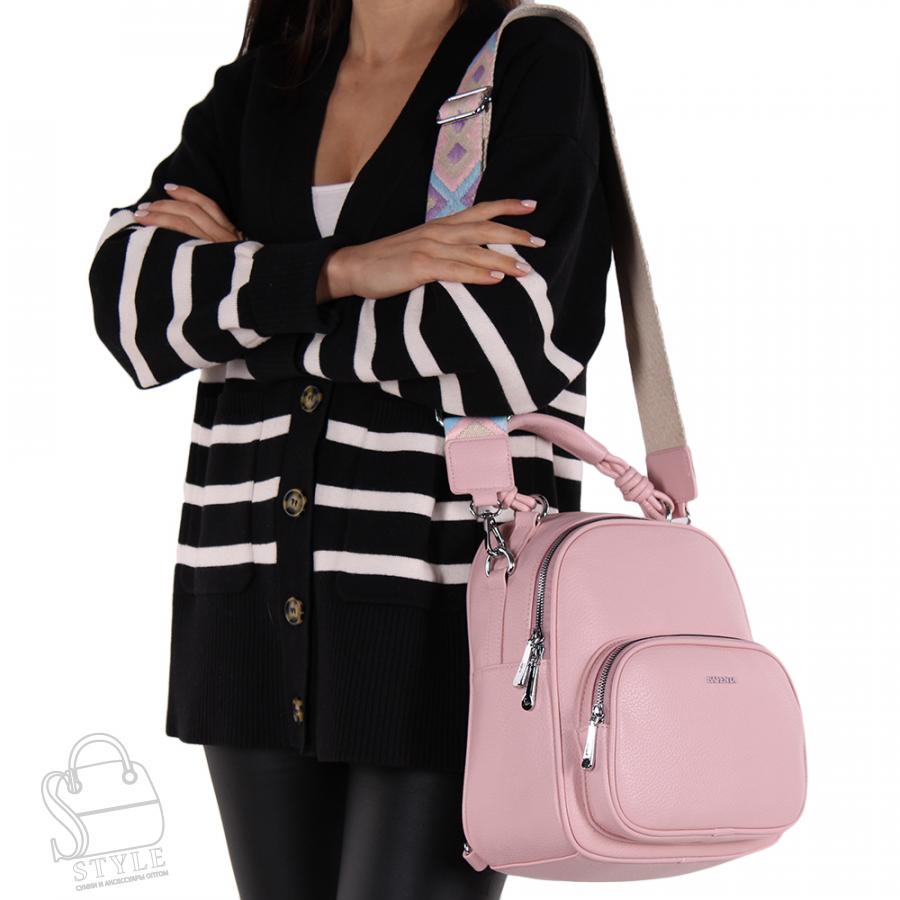 Рюкзак женский 670070-1 pink Velina fabbaino-Safenta/30