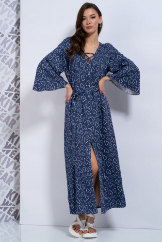 Платье Kivviwear 417802 синий