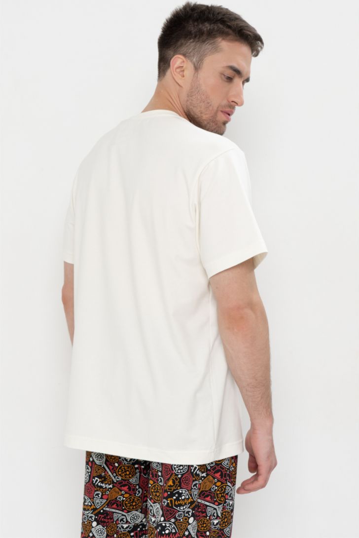 Ст.цена 935р ФУТБОЛКА МУЖСКАЯ арт. 5703M-20233.1H-121.1287 Молочный