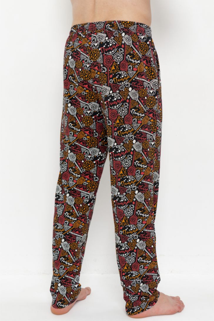 Ст.цена 1670р БРЮКИ МУЖСКИЕ арт. 5703M-50060.1H-094к Черно-красный