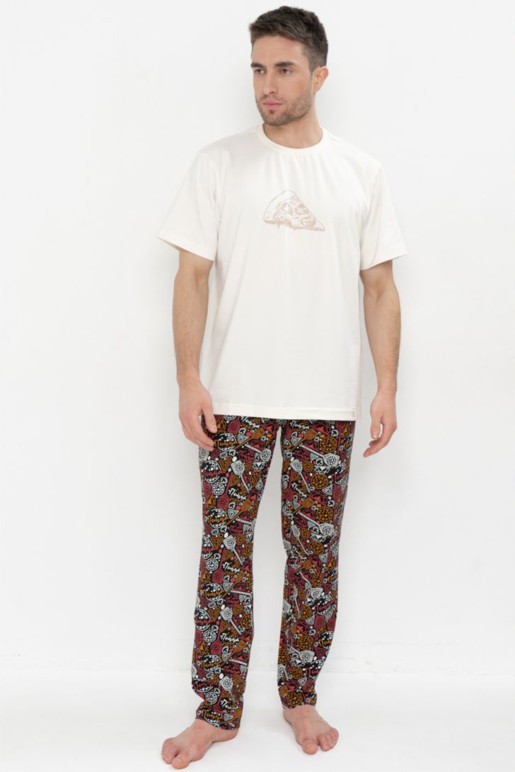 Ст.цена 935р ФУТБОЛКА МУЖСКАЯ арт. 5703M-20233.1H-121.1287 Молочный