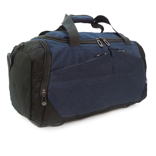Дорожная сумка с отделом для обуви. Borgo Antico. 9023 d.blue