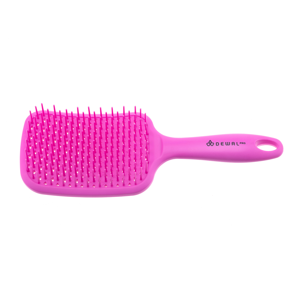 Dewal Щетка для волос продувная / AKVAREL BRA205, розовый