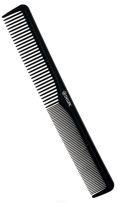 Dewal Расческа рабочая / Эконом CO-6003, пластик, 18 см, черный