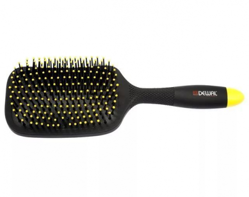 Dewal Щетка для волос массажная / Banana Black BNN80, черный