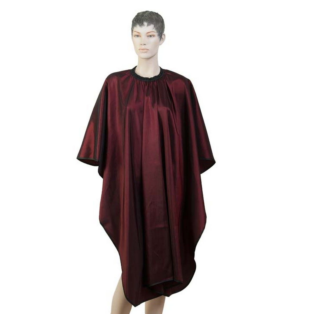 Dewal Пеньюар для стрижки «Глянец» AA04Red, 128 х 146 см, красный