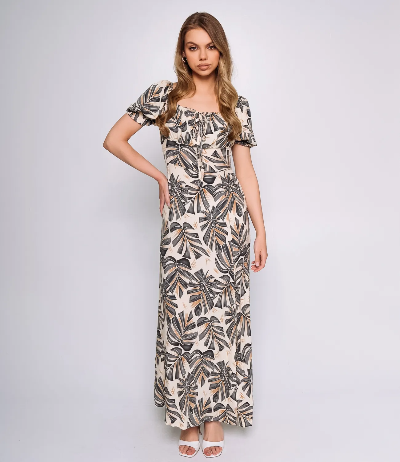 Платье #ОКТ035003, серый