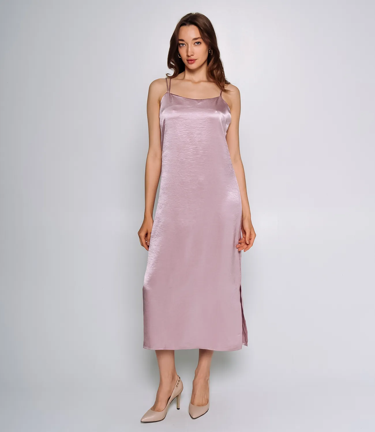 Платье #КТ106 (9), пудровый