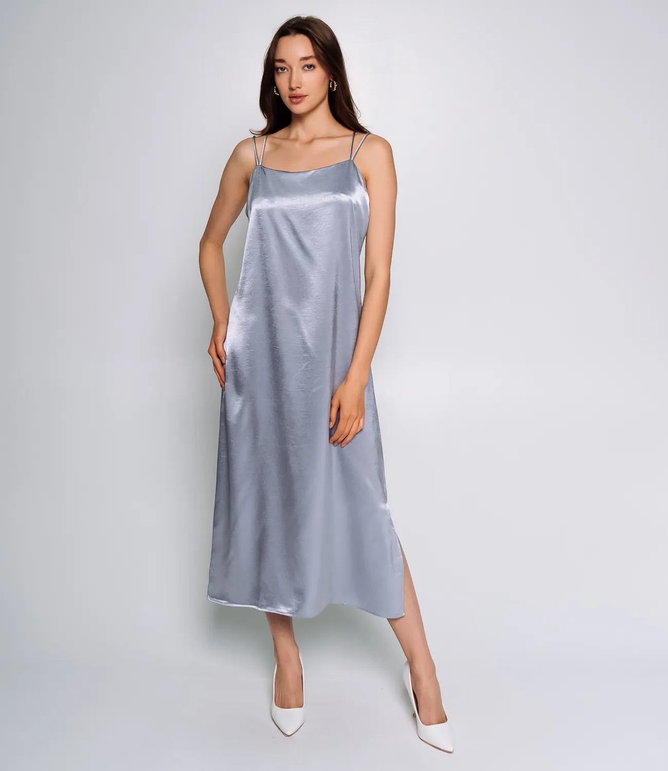 Платье #КТ106 (9), светло-серый