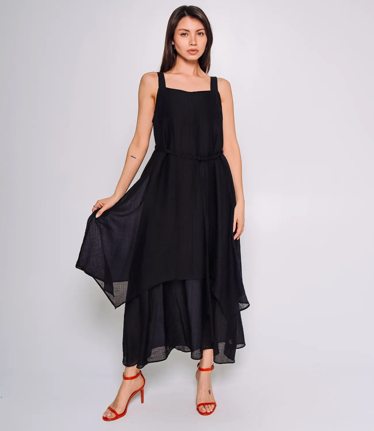 Сарафан #КТ803 (6), чёрный