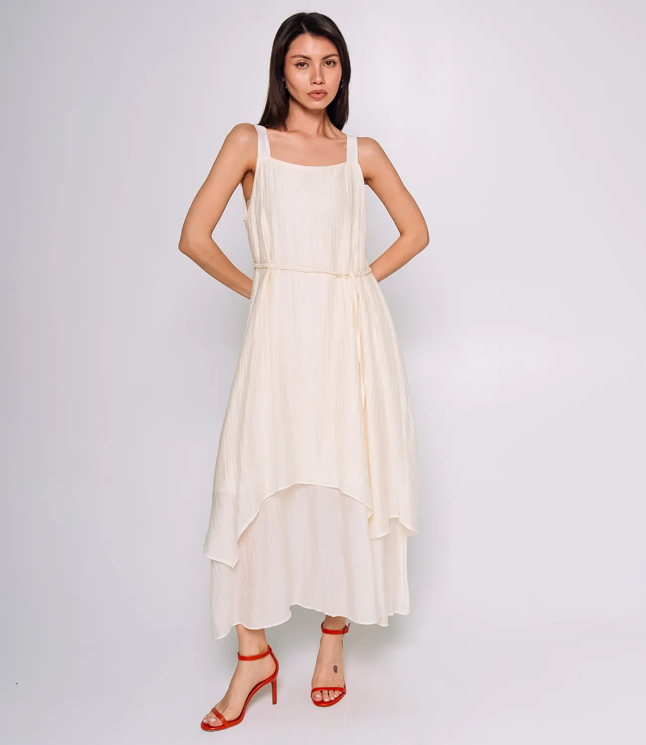 Сарафан #КТ803 (6), кремовый