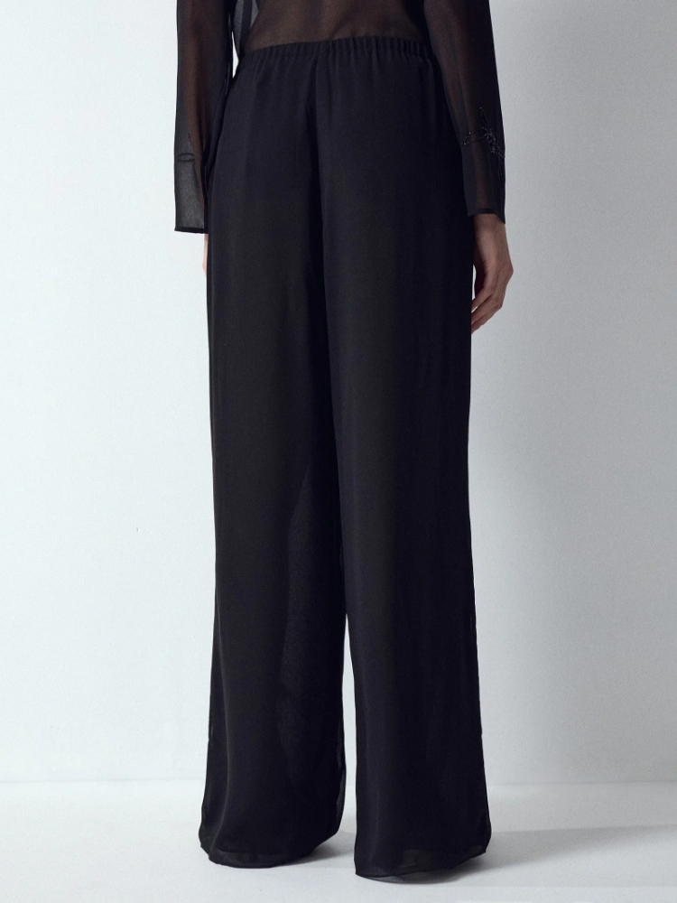 Брюки с узором из бисера ,
100% полиэстер ,